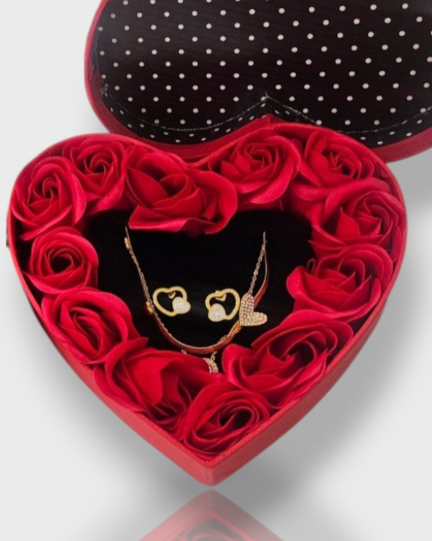 Conjunto Corazón Eterno ( forma corazón)