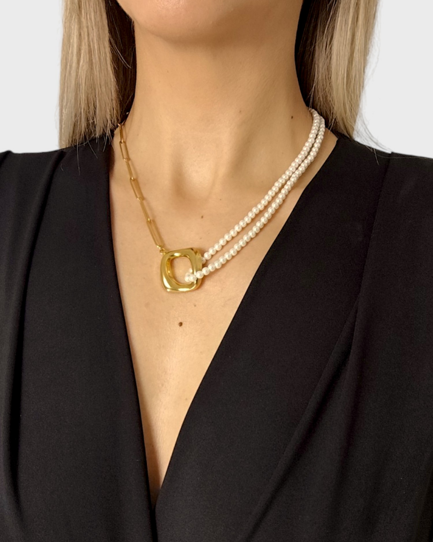 Collar Golden Pearl