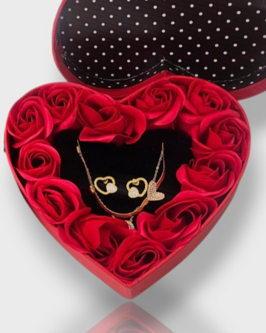 Conjunto Corazón Eterno ( forma corazón)