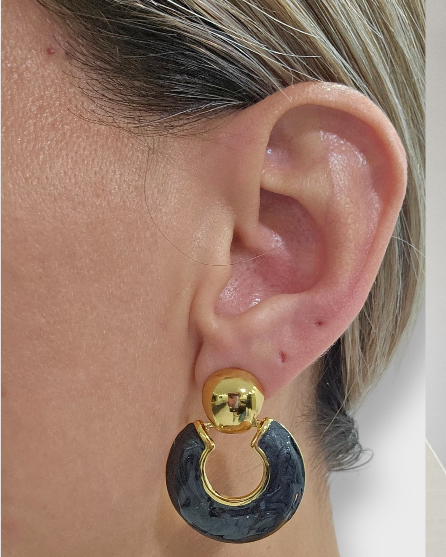 Pendientes Luna Negra